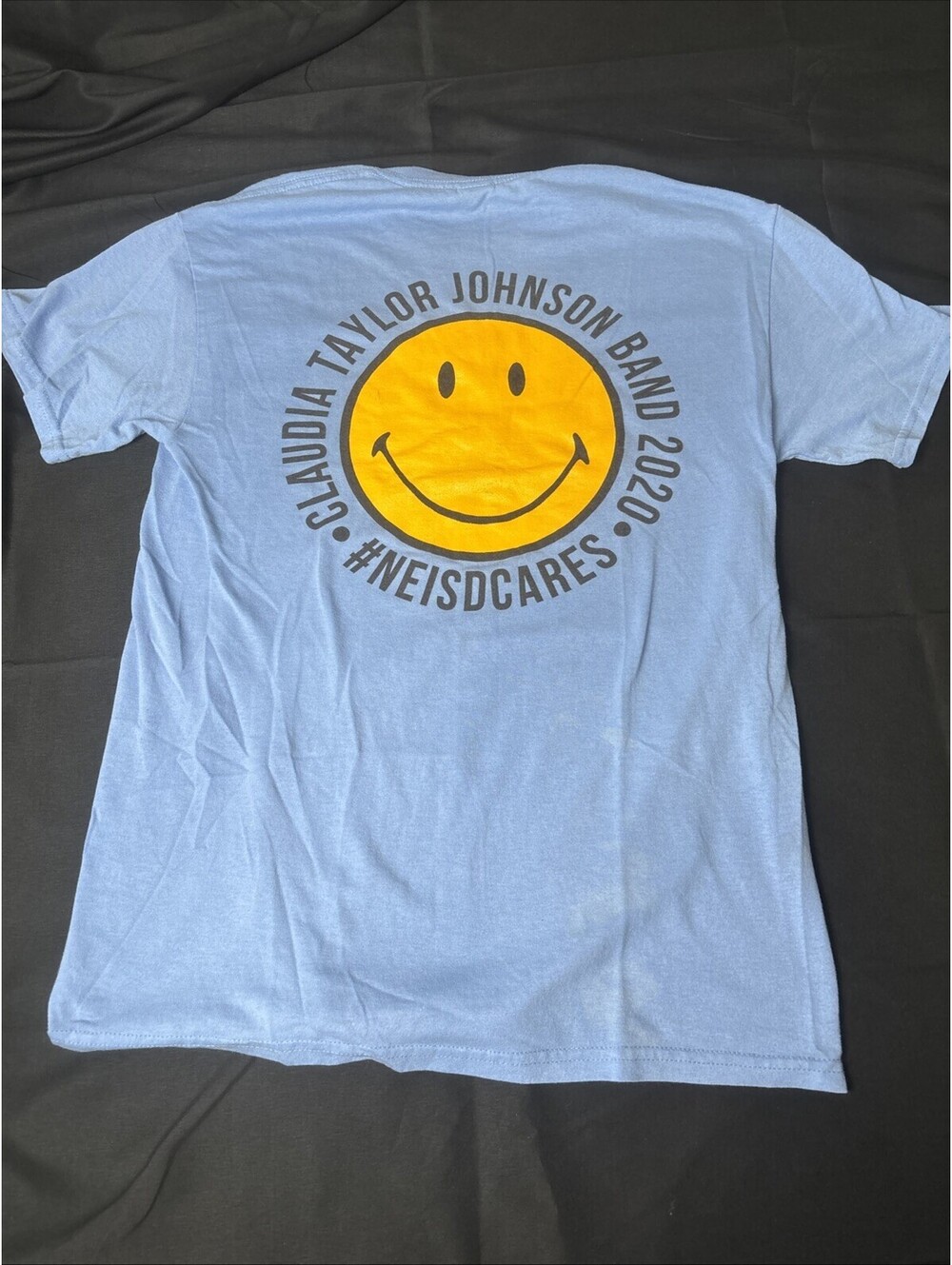 Claudia Taylor Johnson Band 2020 Strong Light Blue T-Shirt